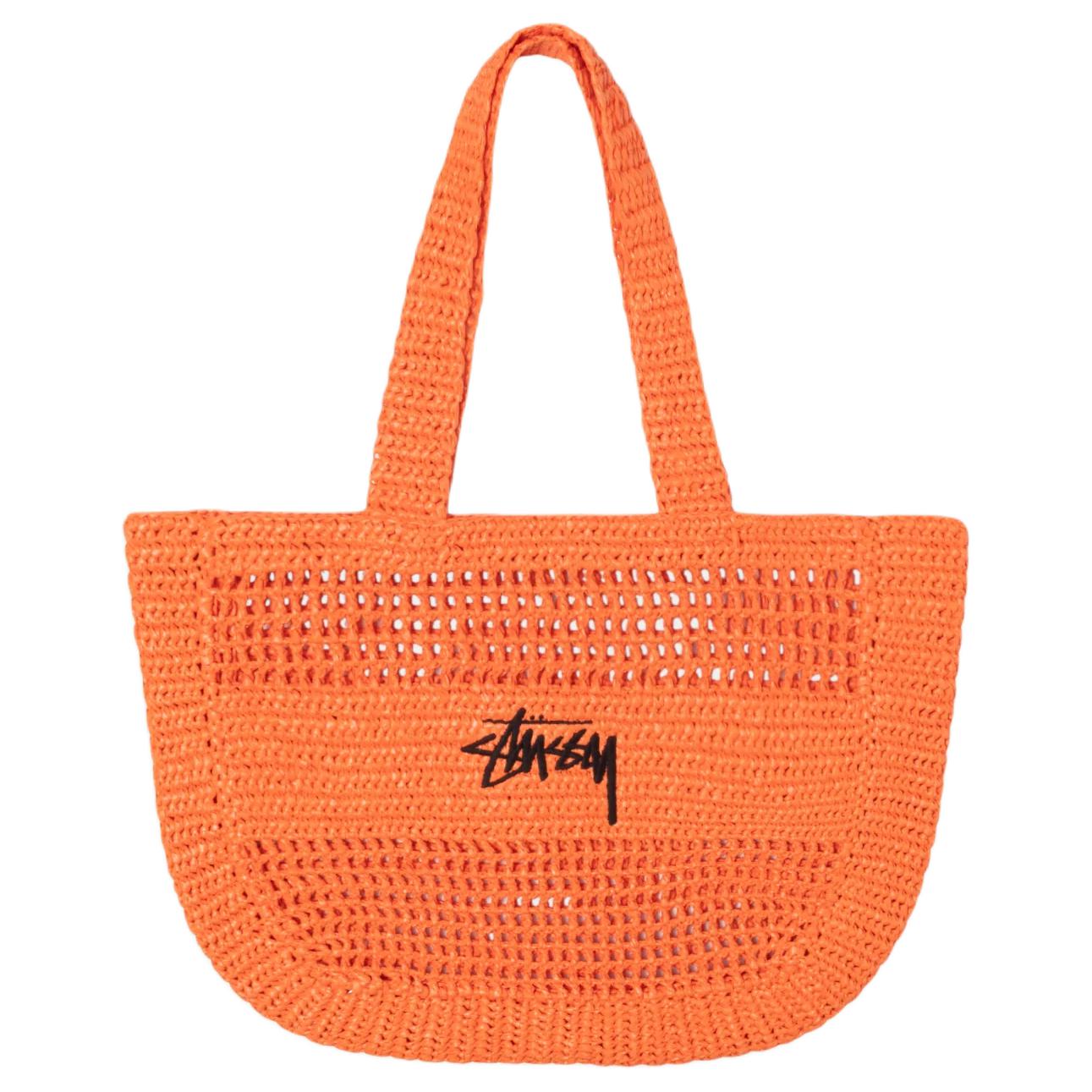 

Stussy Плетеная хозяйственная сумка, Orange