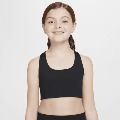 

Спортивный бюстгальтер Nike One, черный/белый