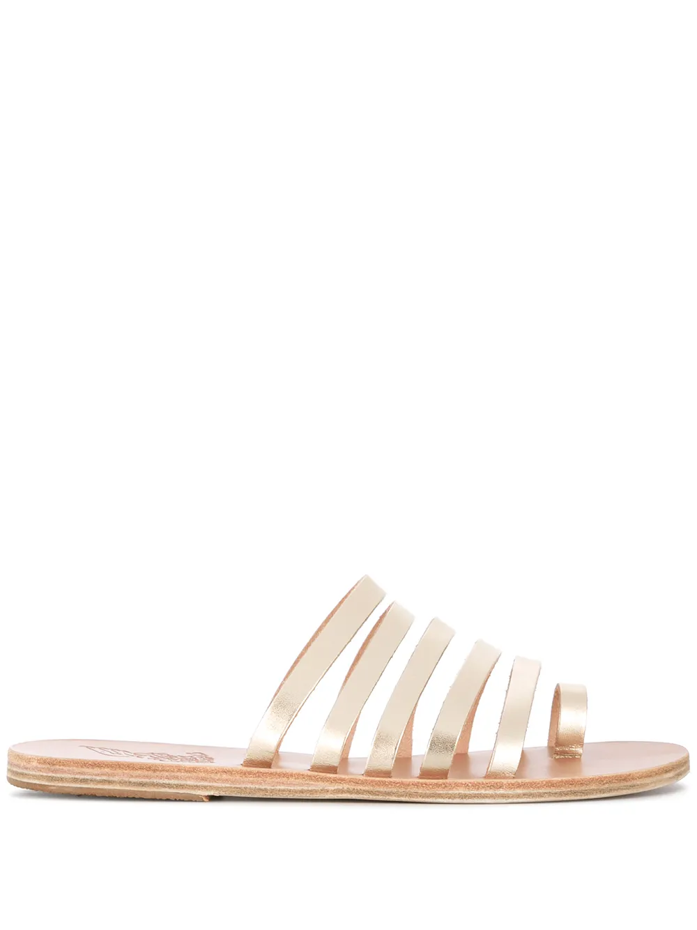 Сандалии Niki Ancient Greek Sandals, металлик