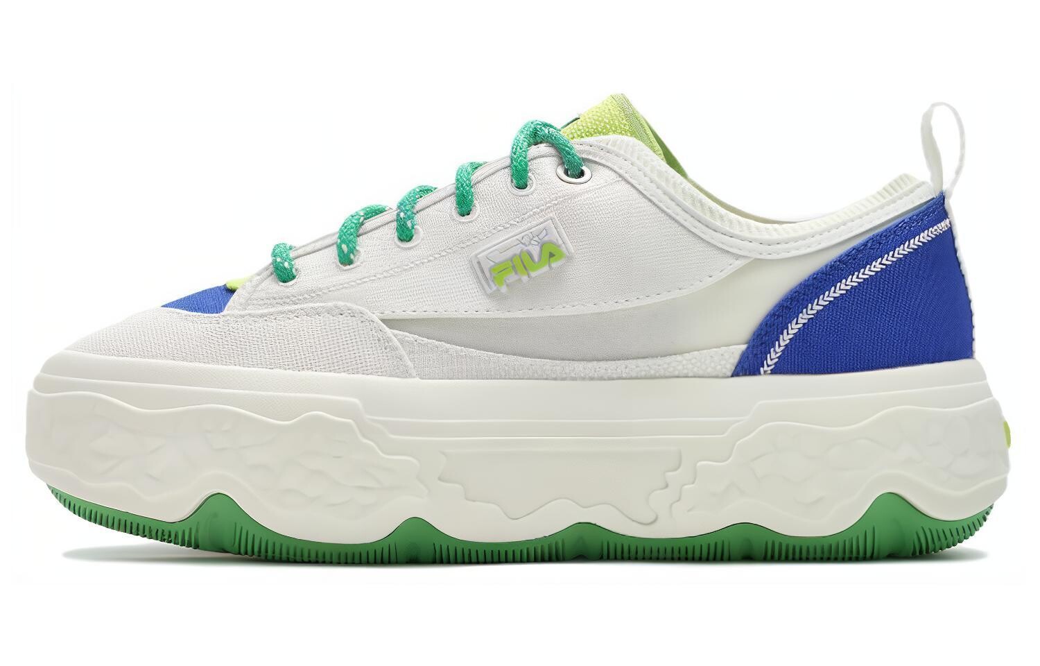 

Туфли FILA Rock Canvas Женские, White, blue-green