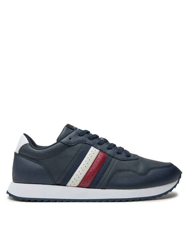 

Кроссовки Tommy Hilfiger Runner Evo Lth Mix Ess, темно-синий