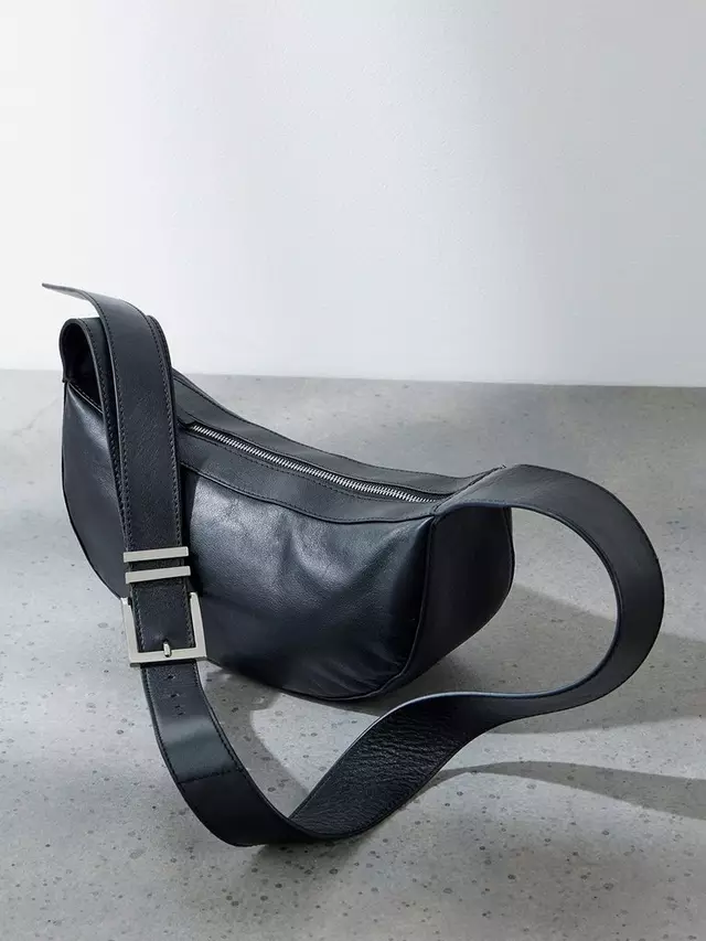 

Сумка Mint Velvet Leather Sling, черный