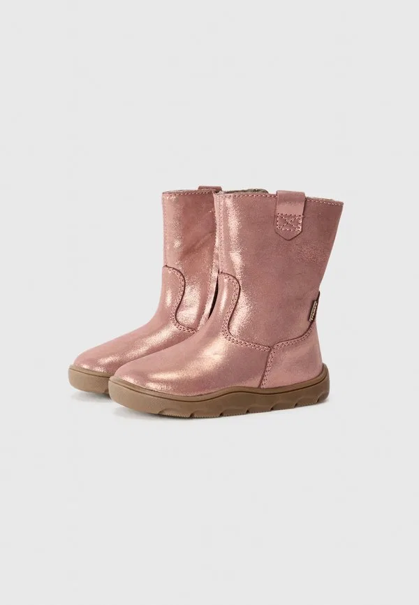 Ботинки barefoot zeru tex, классические ботильоны, розово-золотистого цвета Froddo, Pink/Gold-Coloured — фото 2