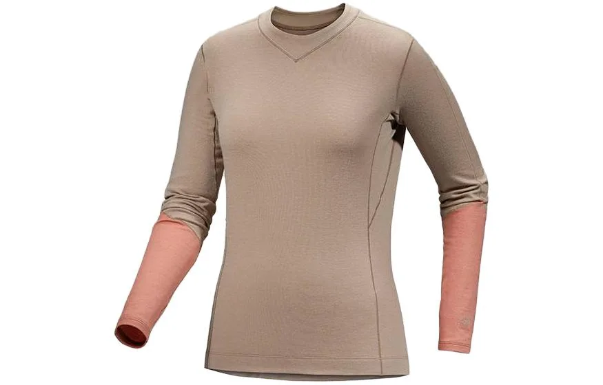 Футболка с коротким рукавом RHO для женщин Arcteryx, Smoke Bluff/Smoke Bluff/Hazelnut