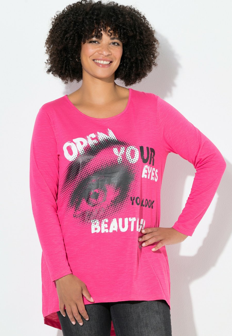 

Топ Angel of Style LONG, A-LINIE, AUGE UND SCHRIFTZÜGE, Hibiscus Pink/Pink