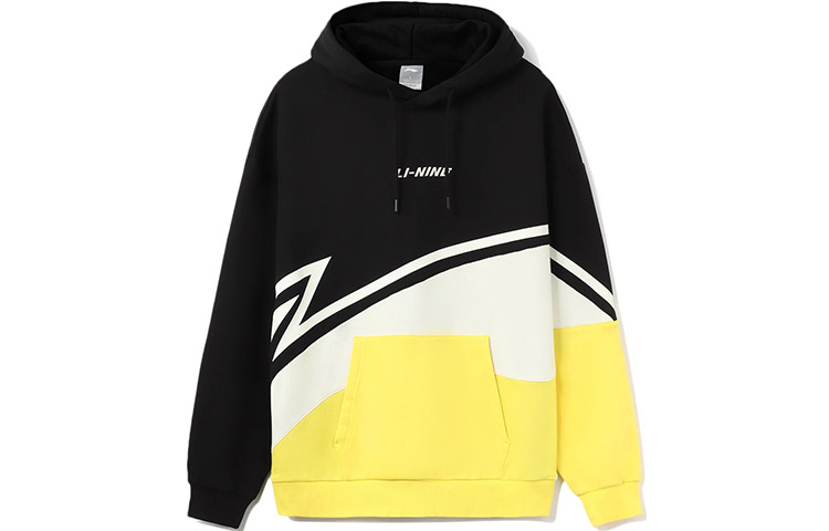 

Свитшот LiNing Sports Fashion Collection унисекс, черный, желтый