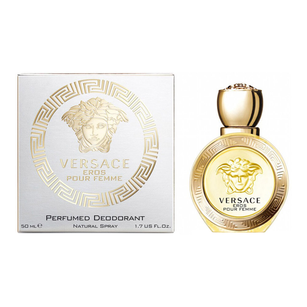 Versace, Eros Pour Femme, парфюмированный дезодорант, 50 мл — фото 2