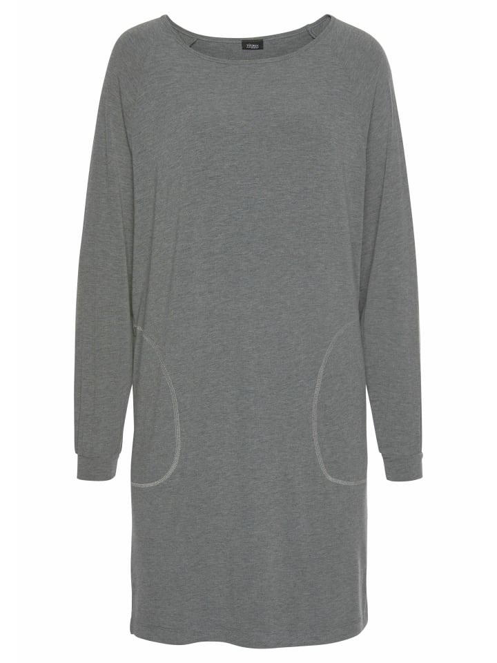 

VIVANCE DREAMS Ночная рубашка меланжевого темно-серого цвета
