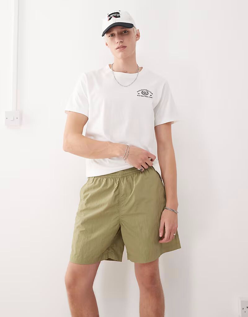 

Плавки-шорты для буднего дня цвета хаки Weekday