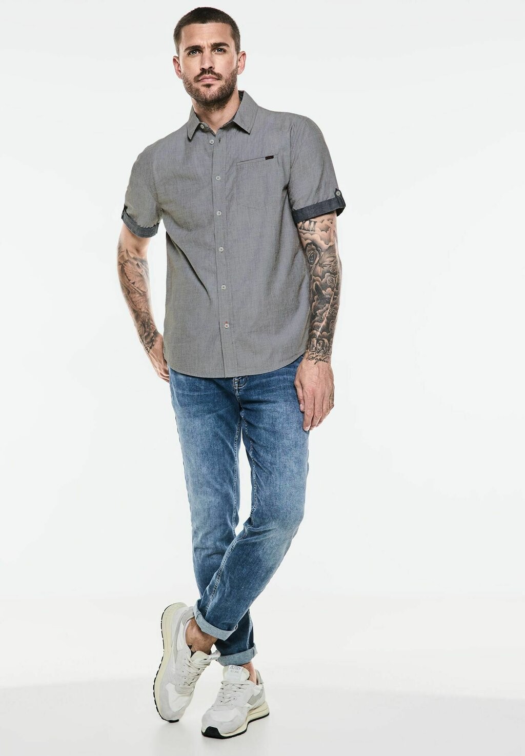 

Рубашка Street One MEN, черная