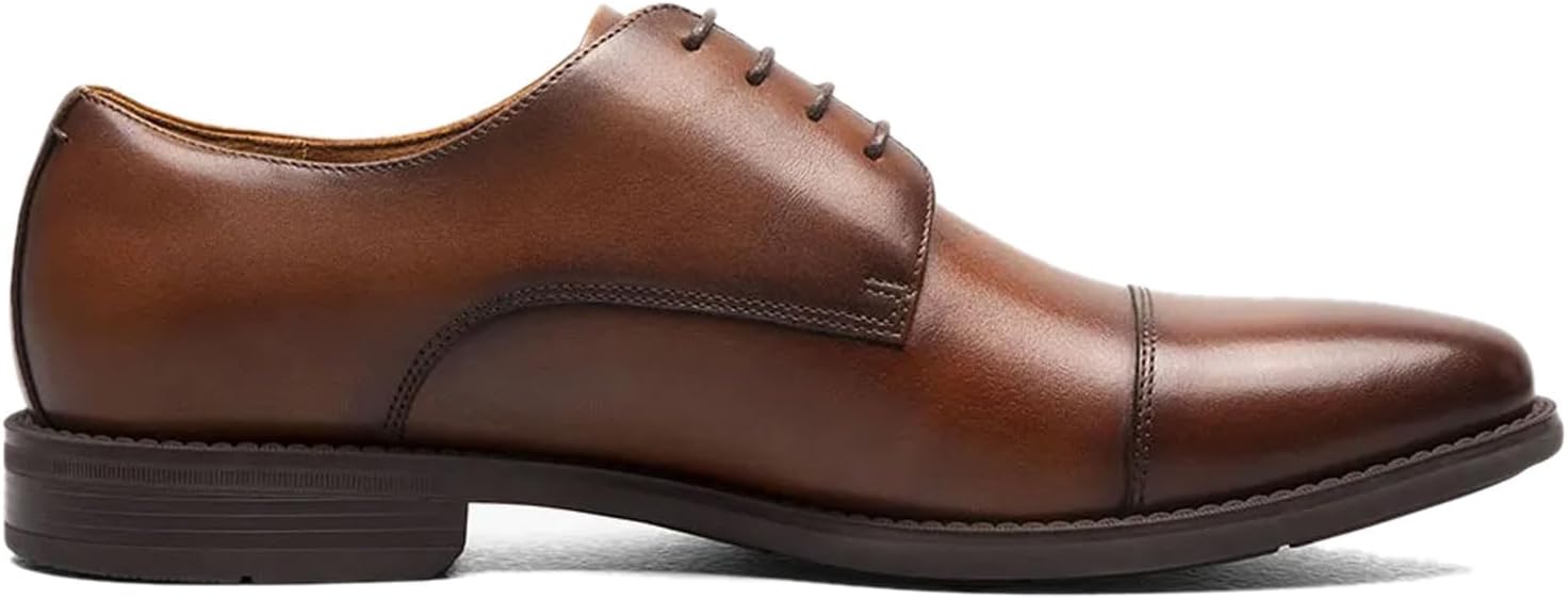 Мужские туфли Florsheim, оксфорды Santucci с носком-каплей, Cognac — фото 3