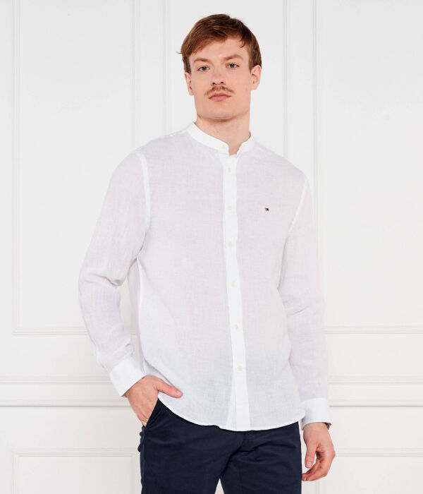 

Льняная рубашка Regular fit Tommy Hilfiger, белый
