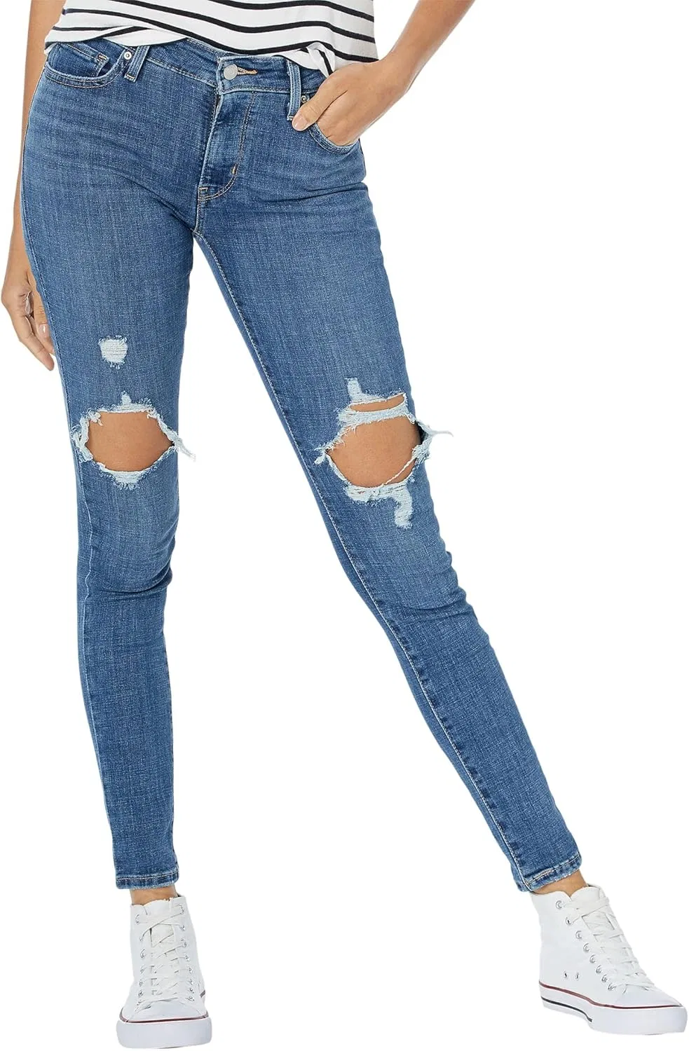 Джинсы скинни Levi's, индиго
