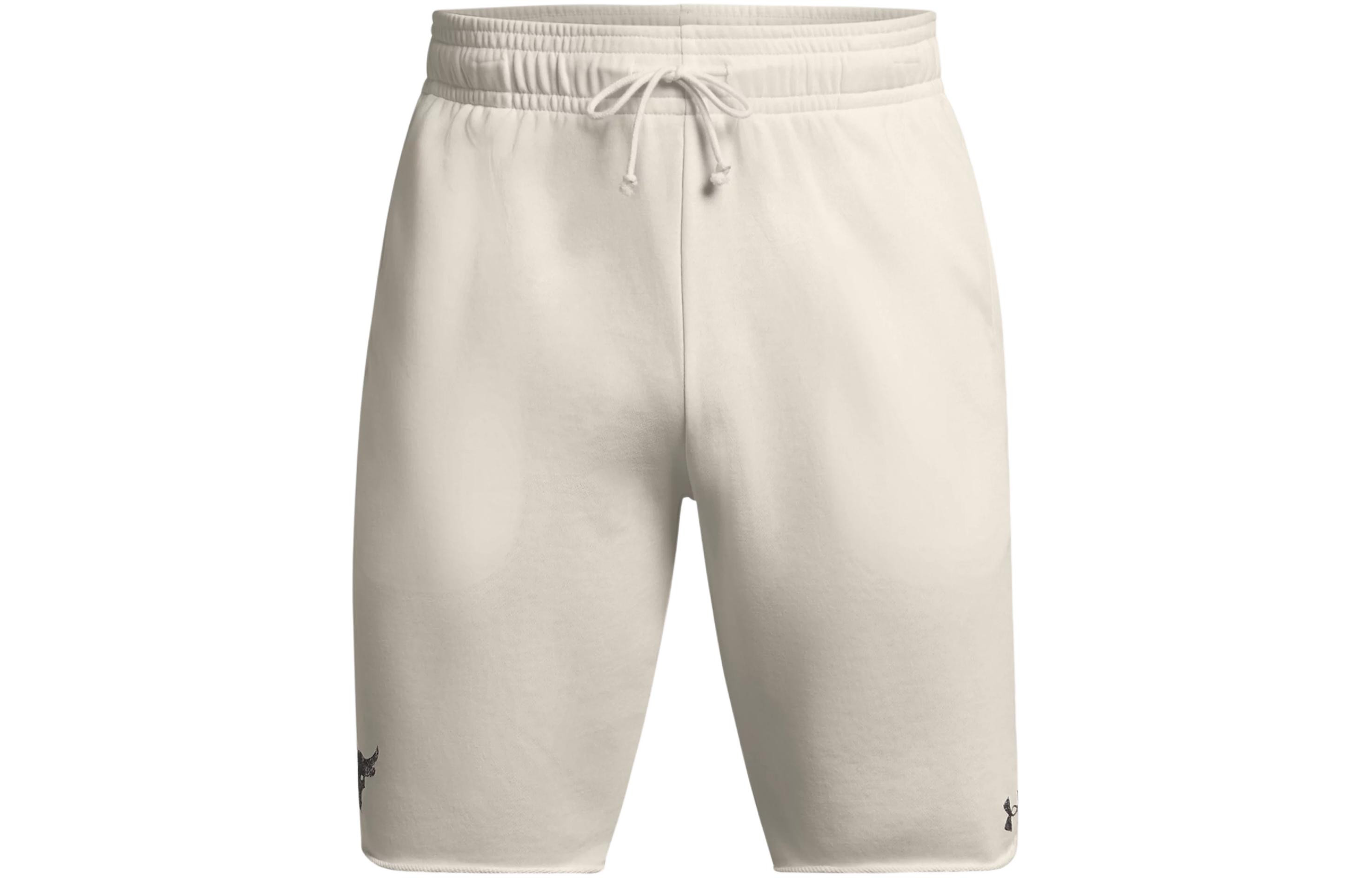 

Project Rock Повседневные шорты Мужские Белые Under Armour