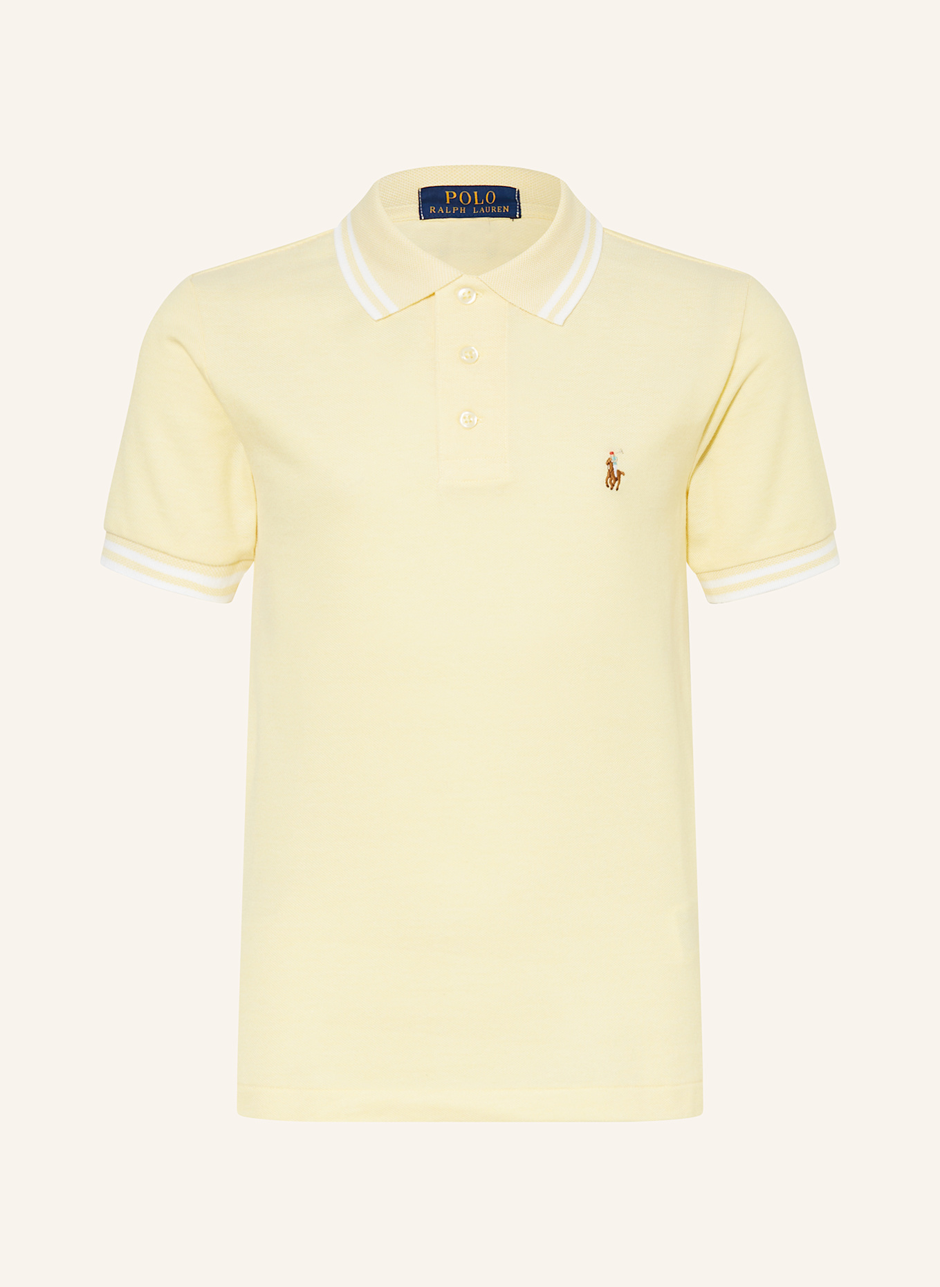 

Рубашка поло из пике Polo Ralph Lauren, желтый