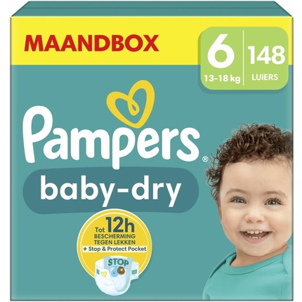 

Подгузники Baby-Dry размера 6, очень большая, ежемесячная упаковка Pampers