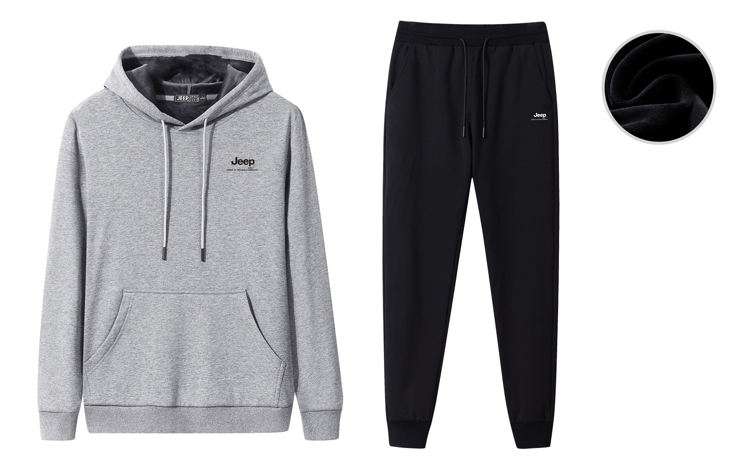 

Комплект Winter Sweatshirt Set Unisex JEEP SPIRIT, серый