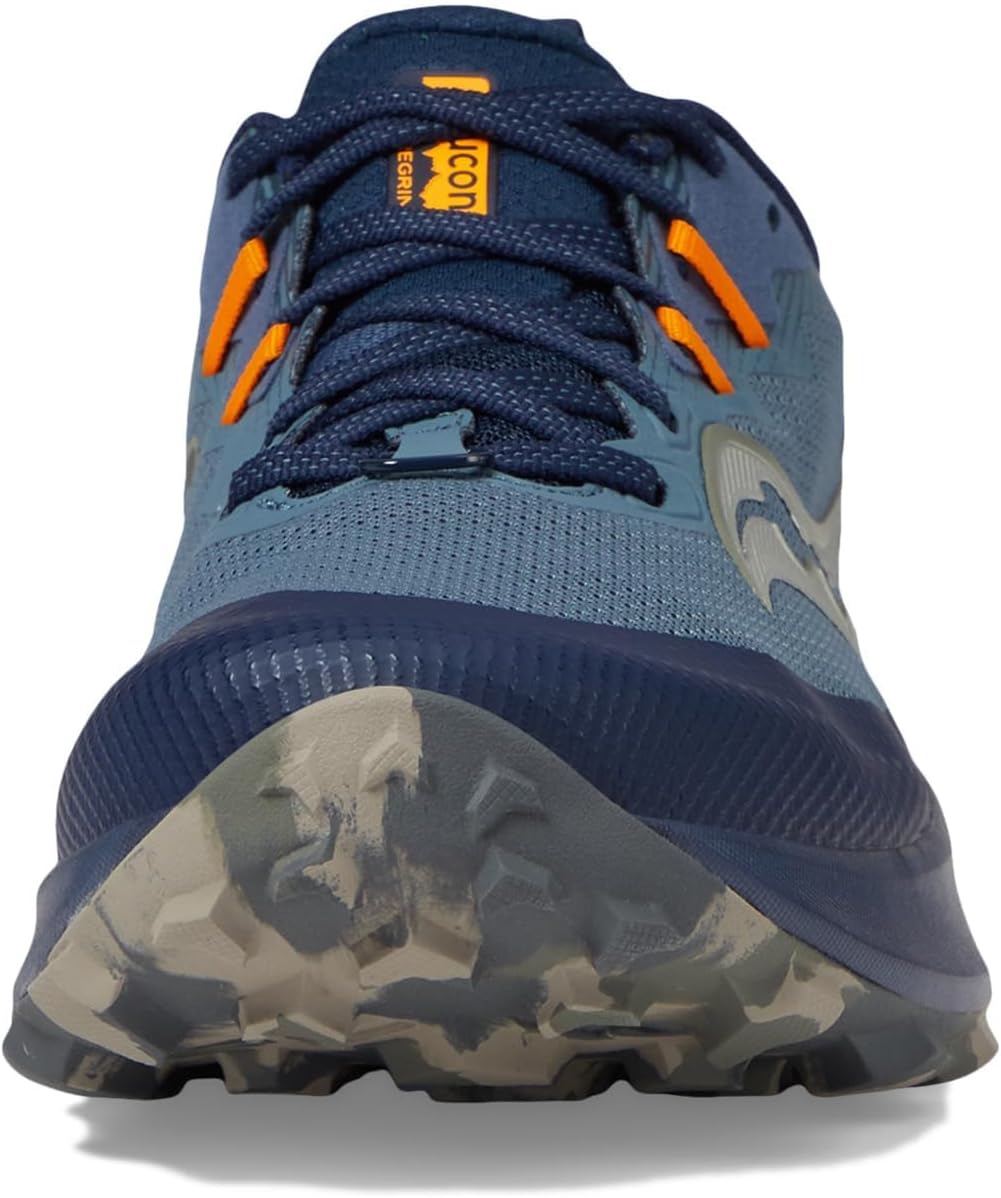 Мужские кроссовки для трейлового бега Saucony Peregrine 14, темно-синий — фото 3
