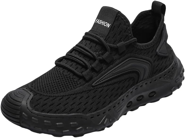 

Мужские стильные беговые кроссовки черного и серого цвета - верх из дышащей ткани, удобная шнуровка, идеально подходят для повседневной и спортивной одежды, повседневные спортивные стильные кроссовки Hhhchpm