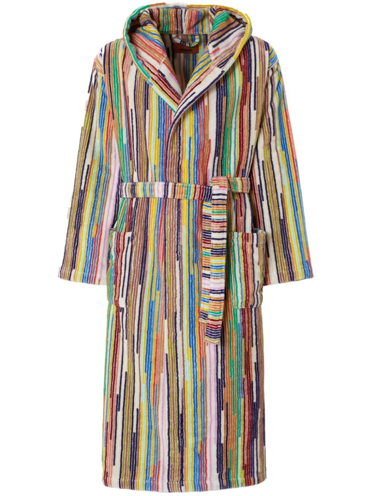 

Missoni Home халат Melody в полоску, черный