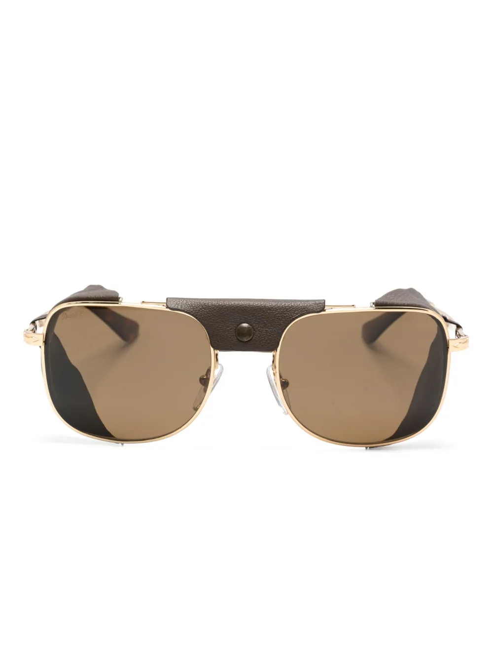 

Солнцезащитные очки в квадратной оправе Persol, золотой