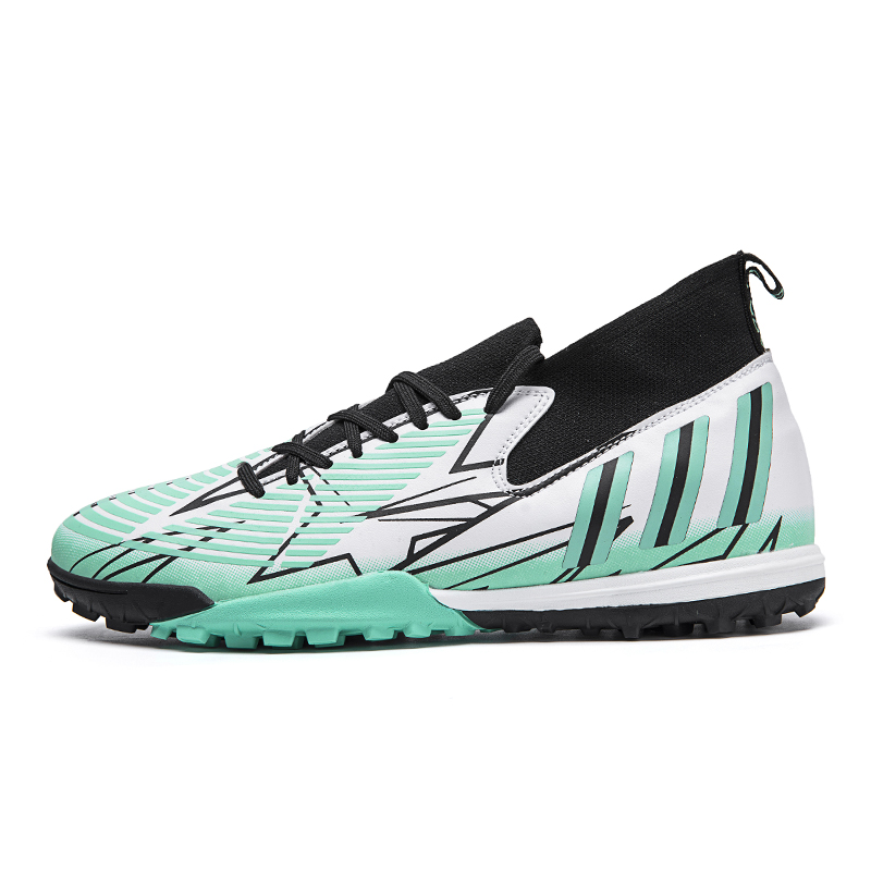 

Футбольные бутсы для детей и подростков, противоскользящие, износостойкие, легкие, с амортизацией, средней высоты LaLapig, белый