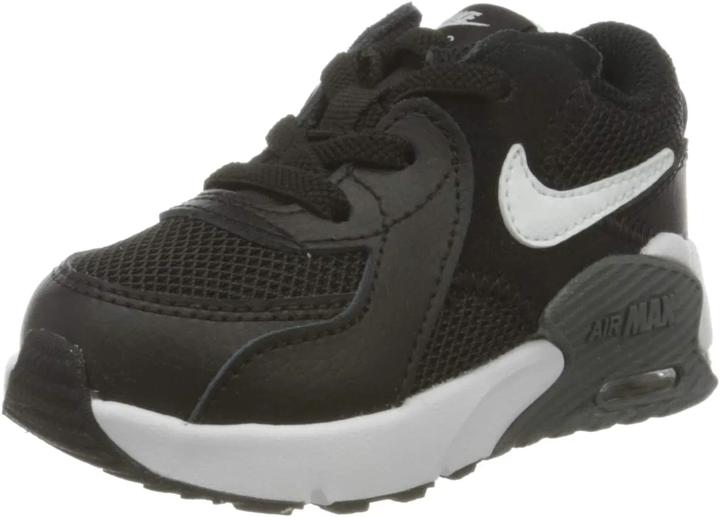 Кроссовки Nike Air Max Excee, детские, чёрные/тёмно-серые/белые