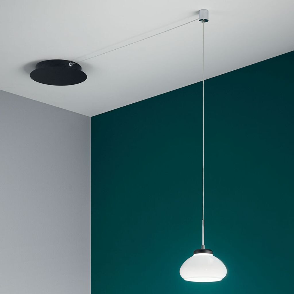 

Fabas Luce Arabella Светодиодный подвесной светильник из дутого стекла, белый