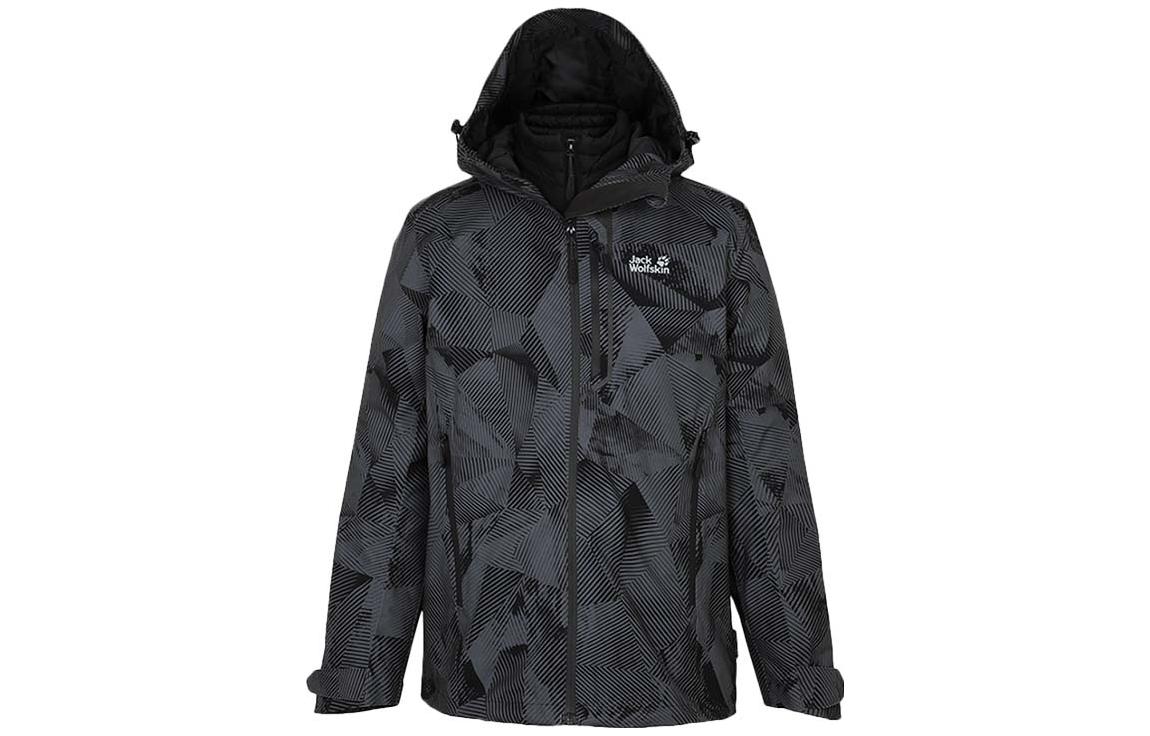 

JACK WOLFSKIN Ветровка мужская, Subtle Gray Stripes 8103