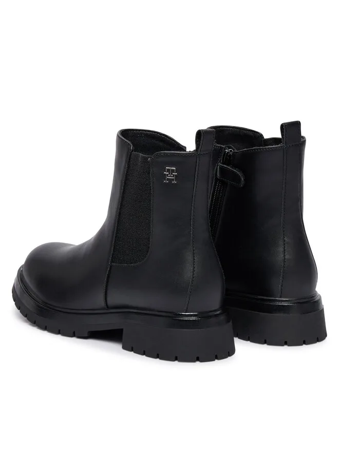 Tommy Hilfiger Ботильоны «Челси» T3A5-34152-1355 D черные — фото 3