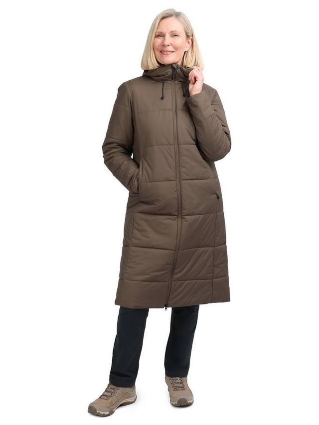 

Женское утепленное пальто Harbour с капюшоном Rohan, Moorland Brown