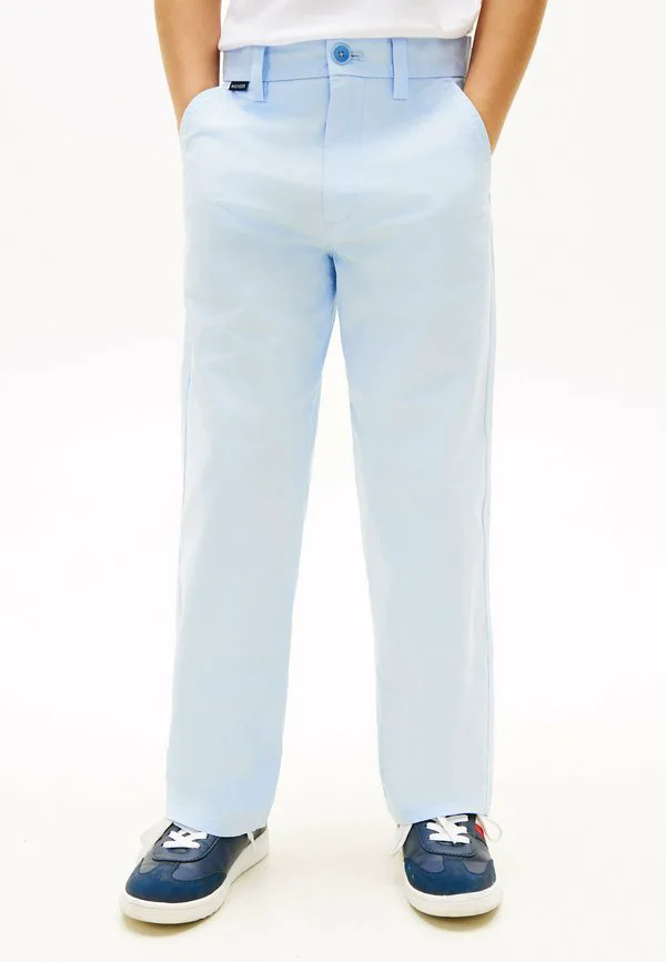 Легкие свободные брюки-чинос из саржи. Tommy Hilfiger, Sweet Blue — фото 2