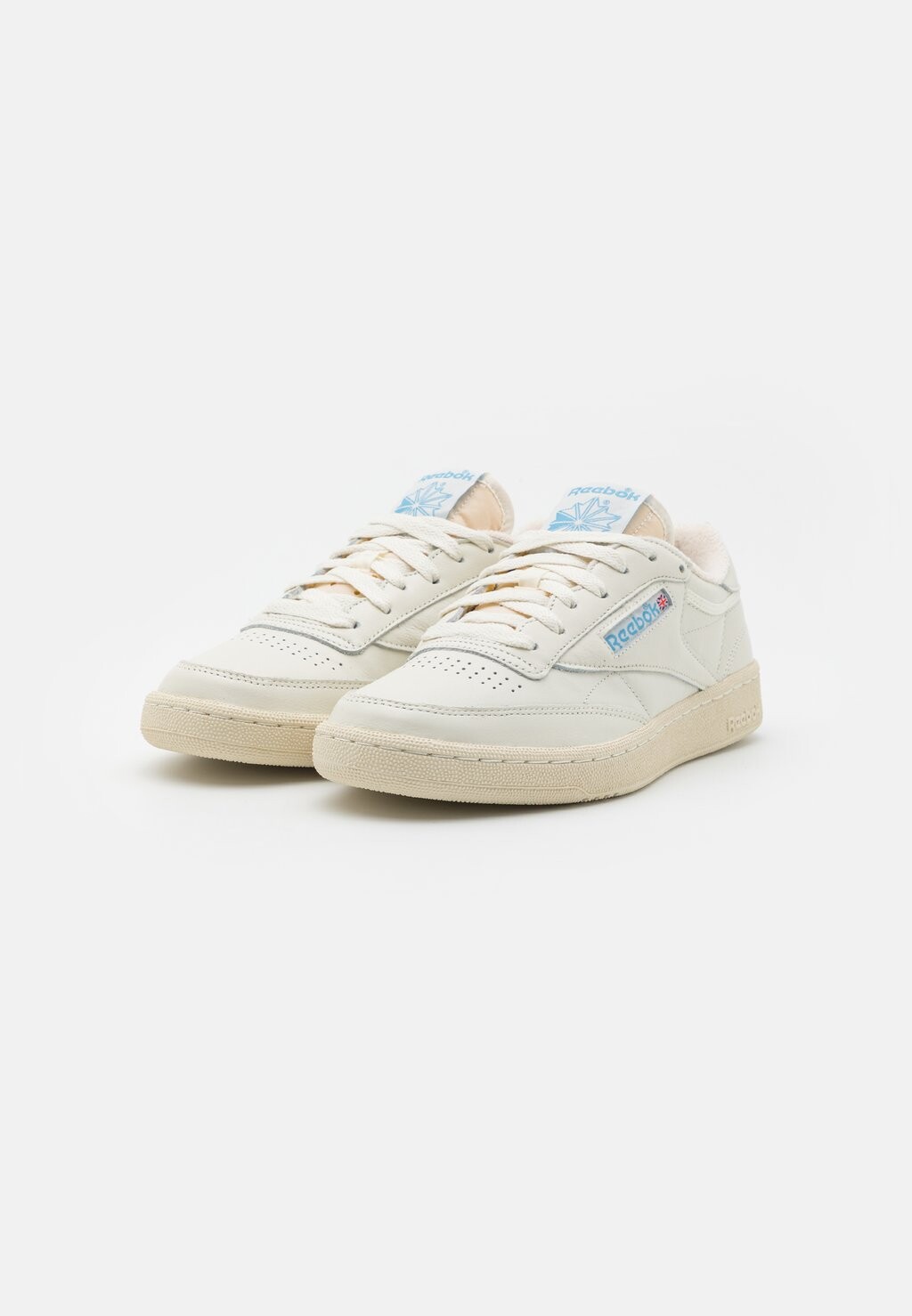 Низкие кроссовки CLUB C 85 VINTAGE Reebok, мел/алебастр/эссенциальный синий — фото 2