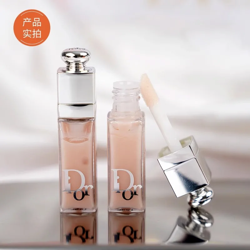DIOR Увлажняющий бальзам для губ 001 образец натуральный глянцевый блеск 2 мл подарок на день рождения — фото 3