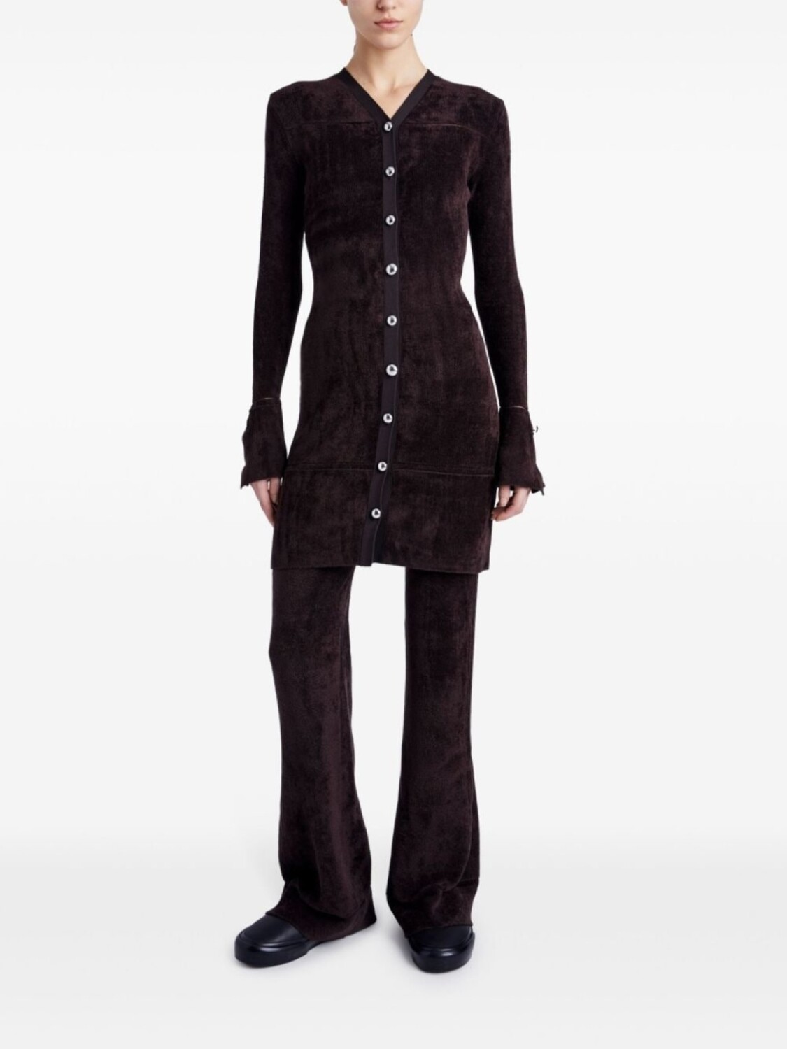 

Брюки Proenza Schouler White Label Evie, коричневый