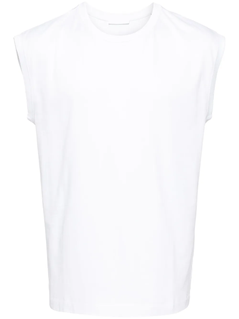 

Футболка без рукавов с логотипом Helmut Lang, белый