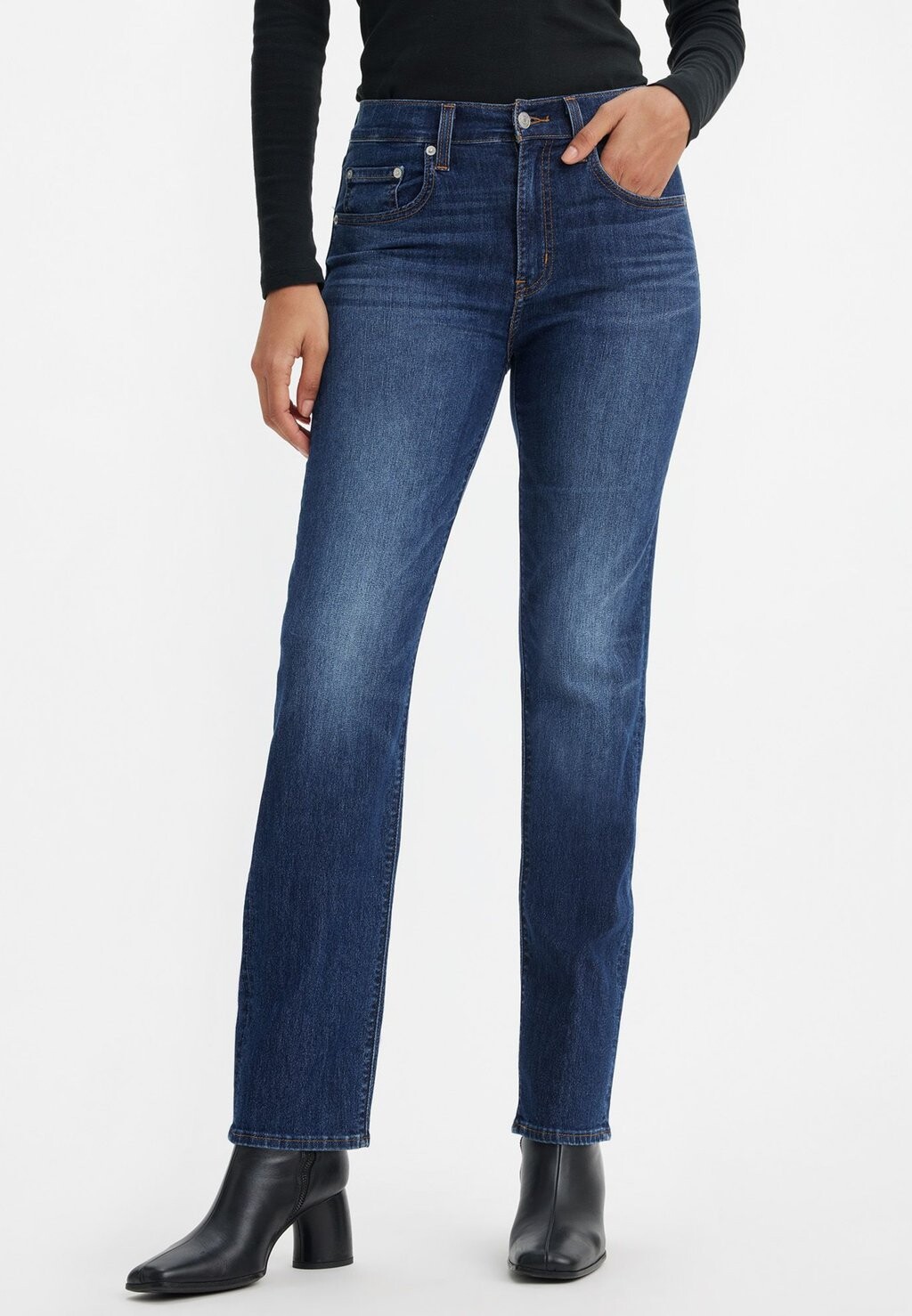 

Джинсы-сигареты 724 High Rise Straight Levi's, цвет cool i am in paradise