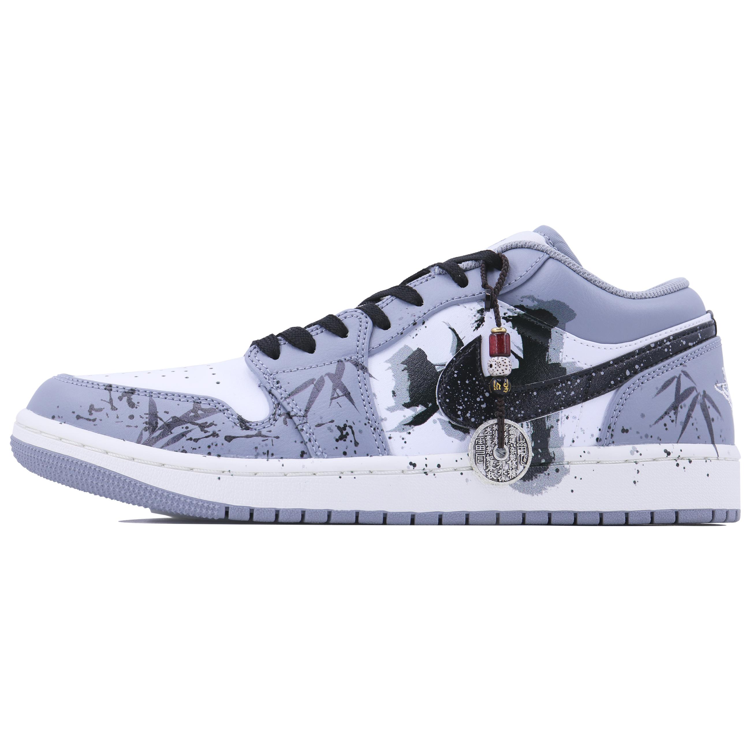 

Jordan Баскетбольные кроссовки Air 1 Vintage, низкие, мужские, невидимые, серые/белые