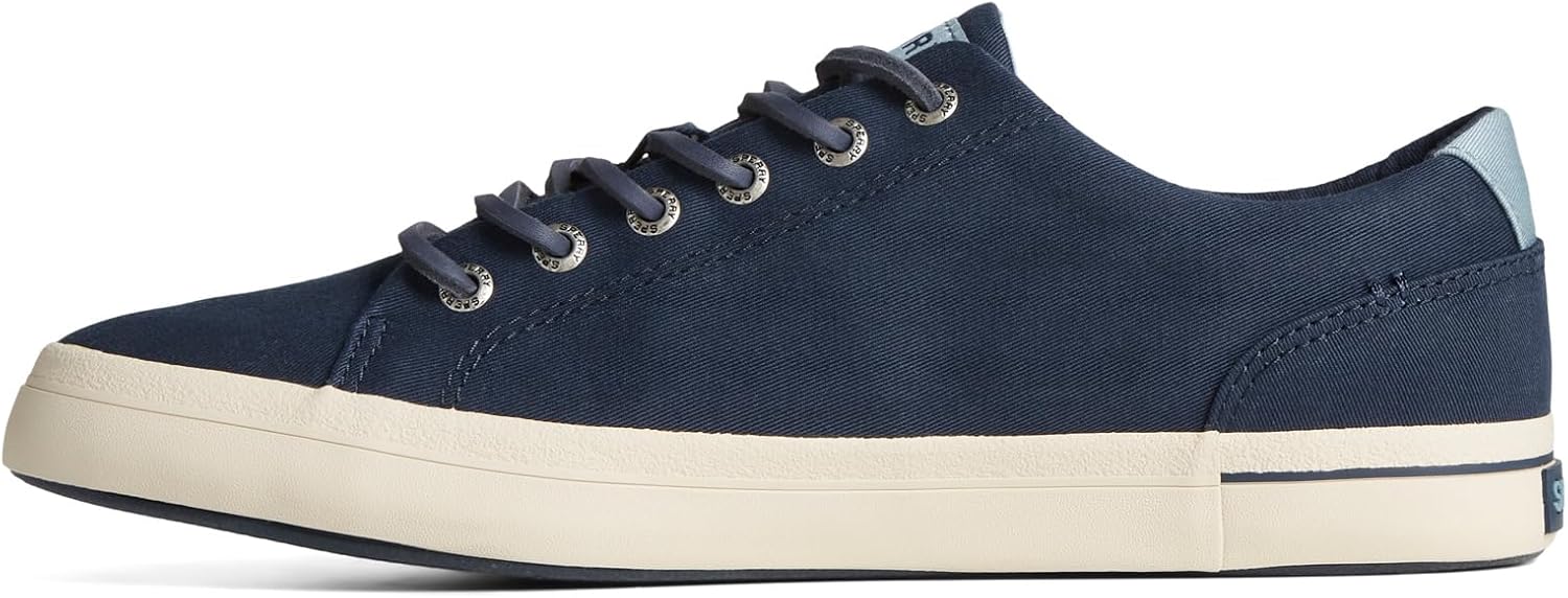 Мужские текстильные кроссовки Sperry SeaCycled Striper II, темно-синий — фото 4