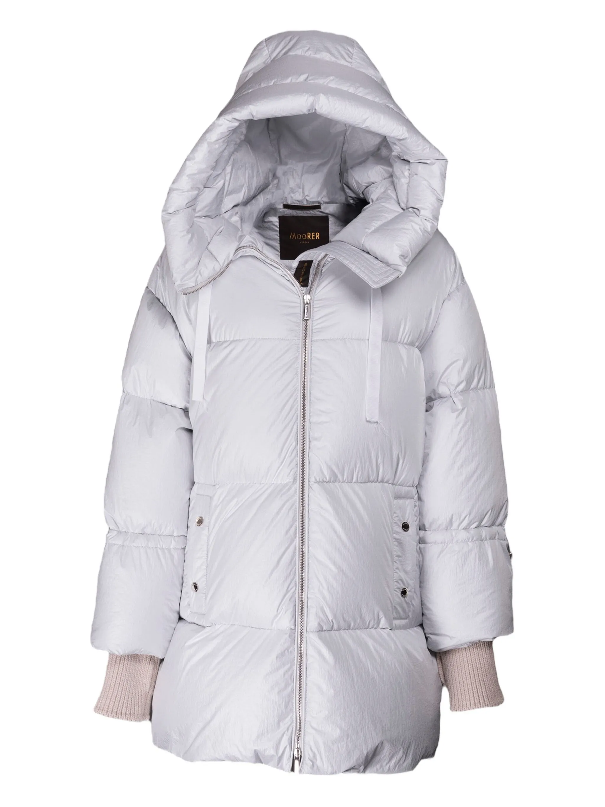

Стеганая куртка с капюшоном Moorer, белый