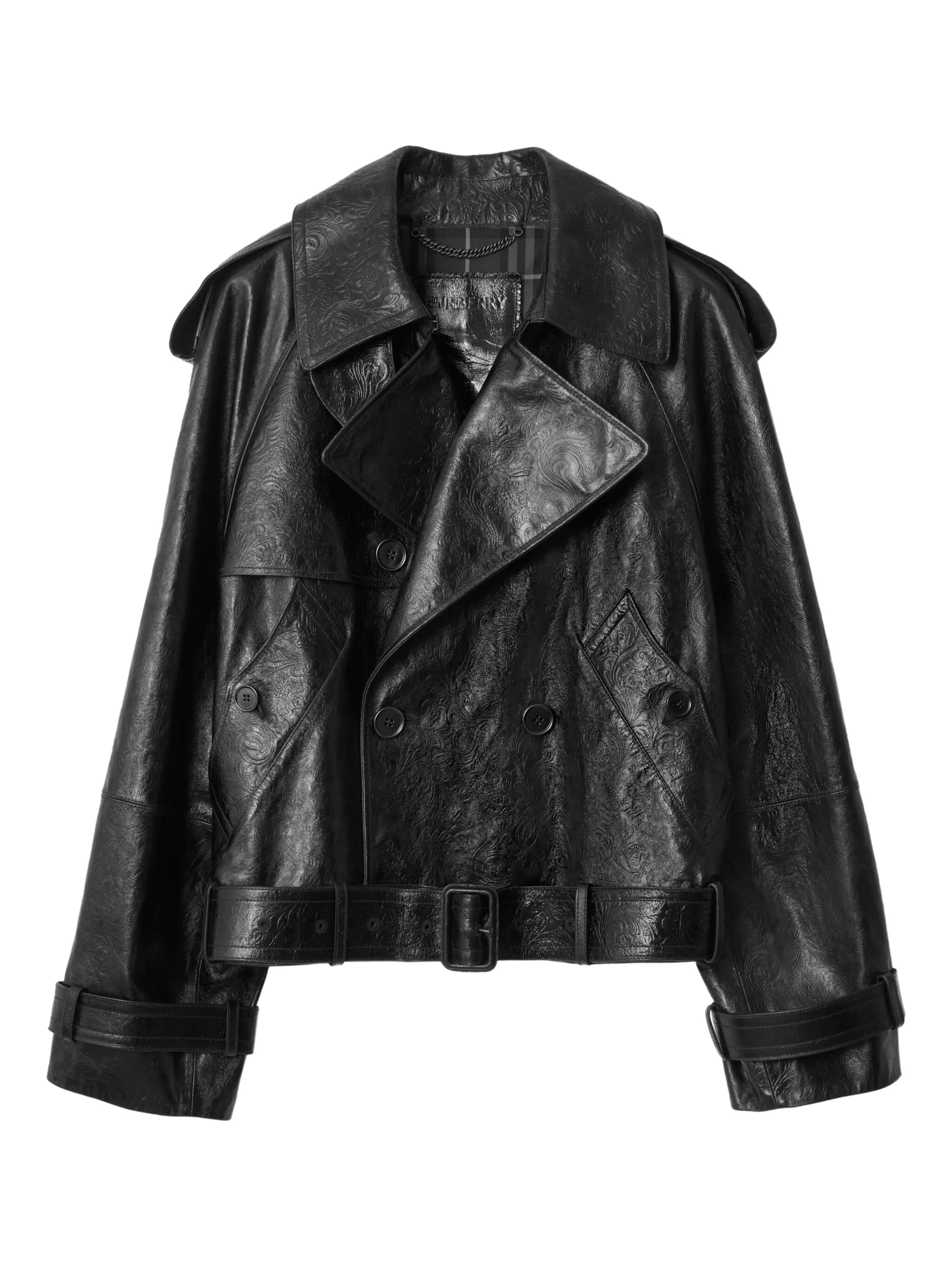 

Куртка с тиснением Burberry, черный