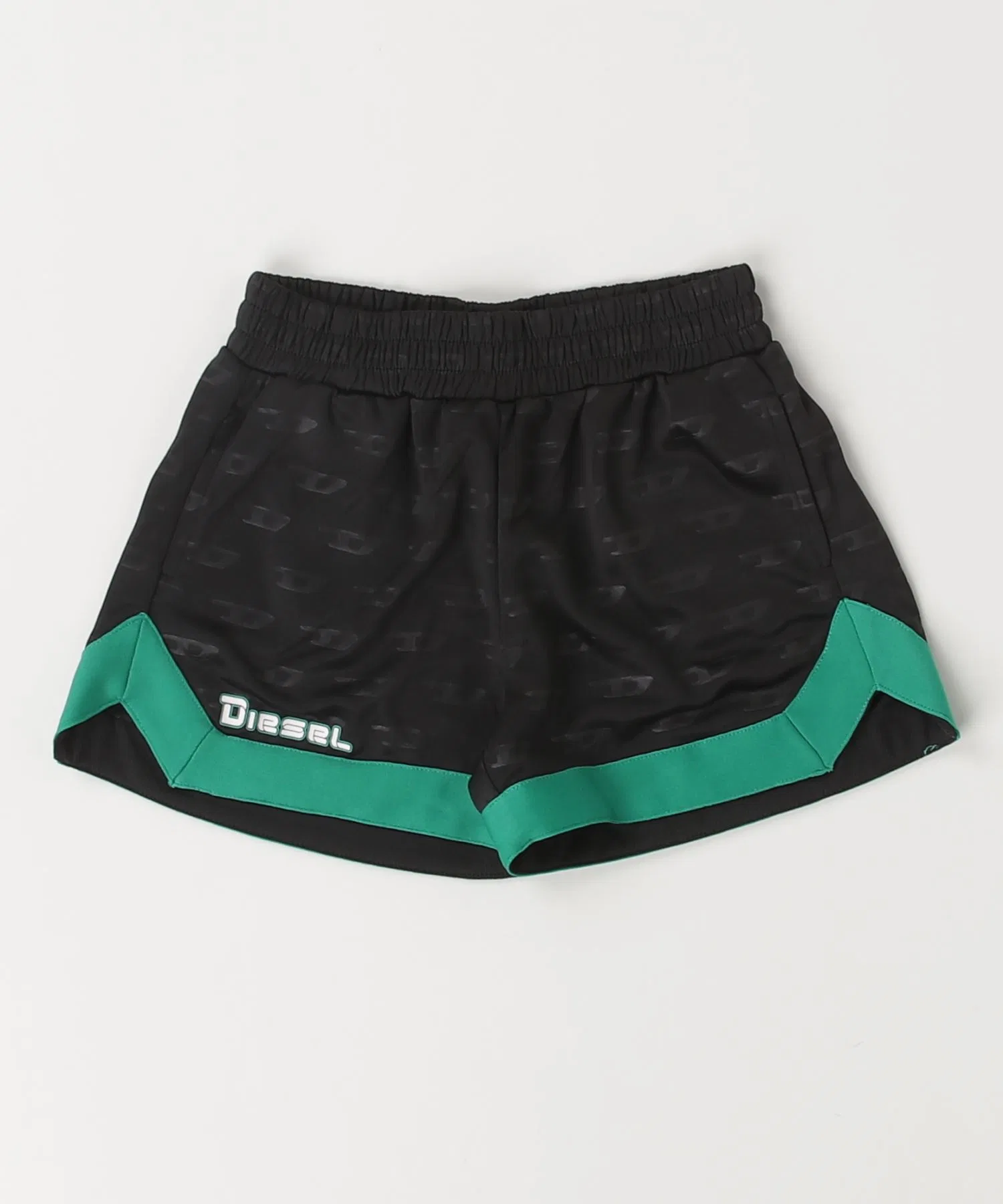 Детские шорты с логотипом DIESEL KIDS чёрные