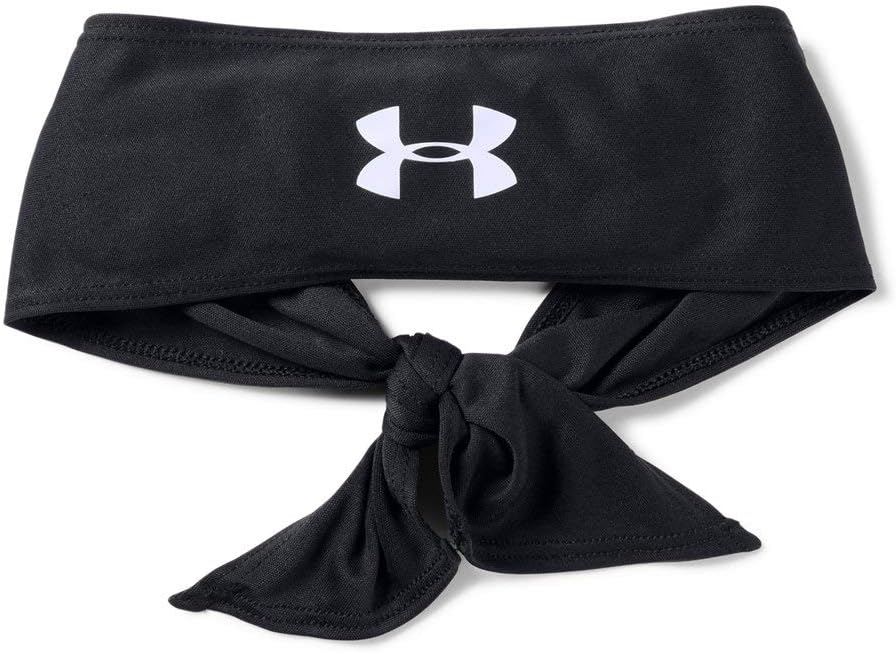 

Under Armour взрослая повязка на голову Tie, Black (001)/White