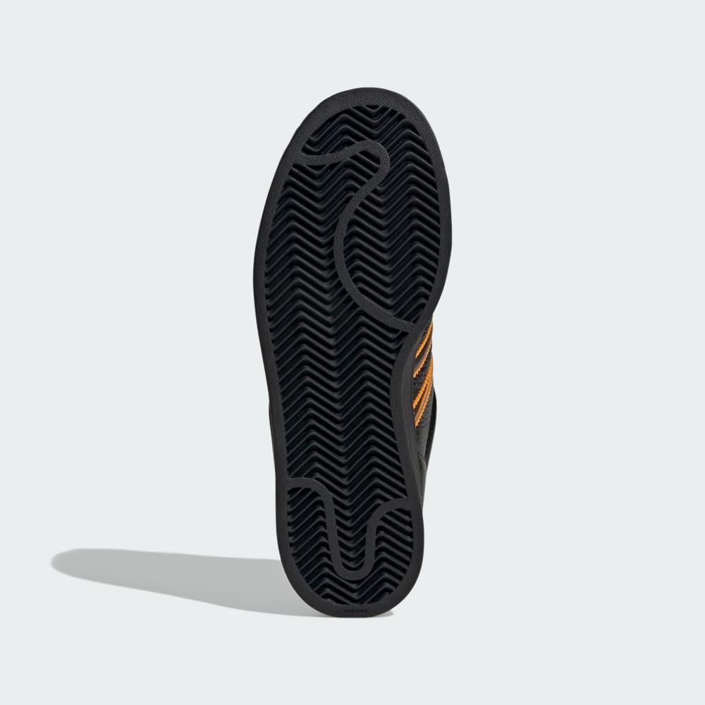 Кроссовки Adidas Superstar II Shoes, цвет Core Black/Crew Orange/Semi Impact Orange — фото 3