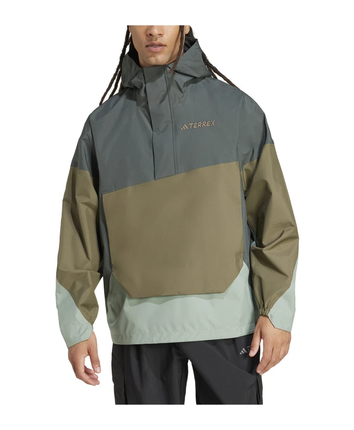 Водонепроницаемая куртка для активного отдыха с технологией Climaproof. Adidas, мультиколор — фото 2
