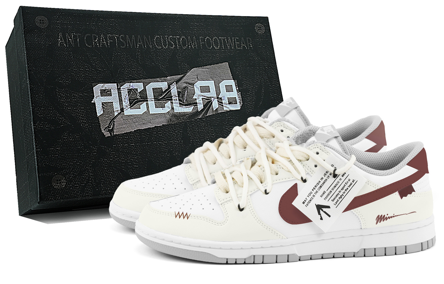 

Dunk легкие низкие скейтерские кроссовки для мужчин с эффектом увеличения роста цвет Nike, экрю