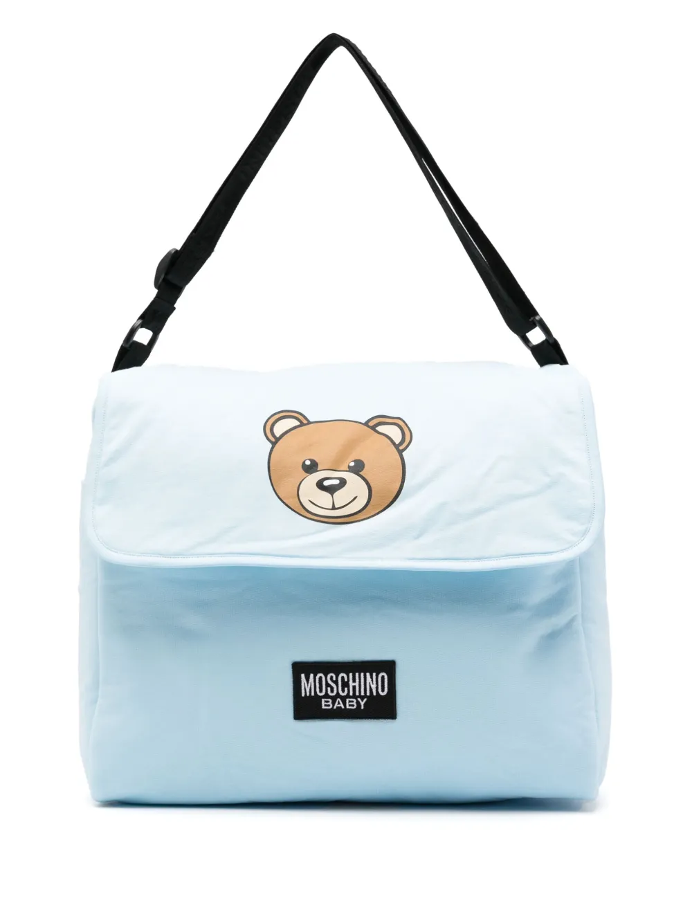 

Пеленальная сумка с принтом Teddy Bear Moschino Kids, синий