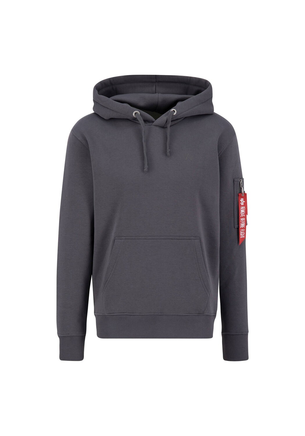 

Толстовки с капюшоном ВВС Alpha Industries, серый