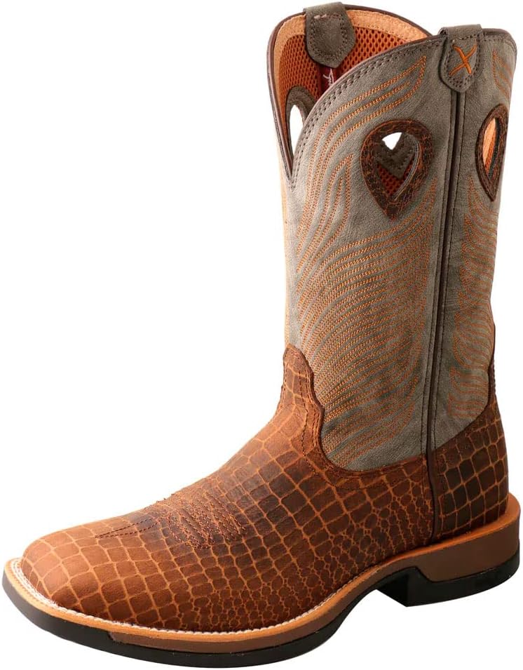 

Мужские сапоги Twisted X Top Hand высотой 30 см, коричневый/серый