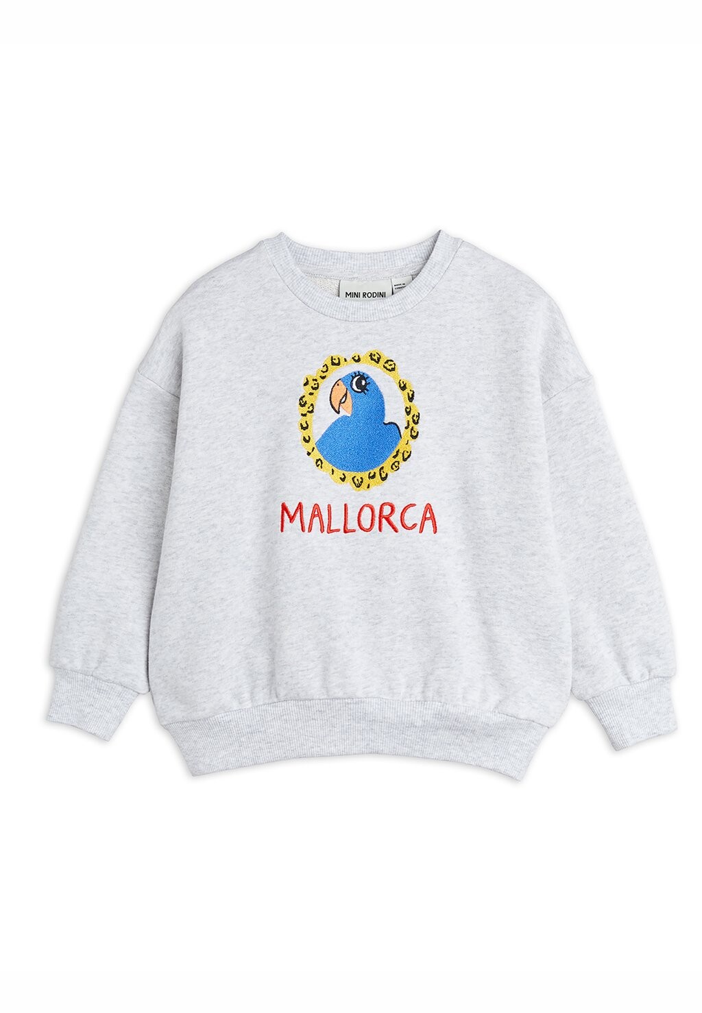 

Толстовка с капюшоном PARROT UNISEX Mini Rodini, серый